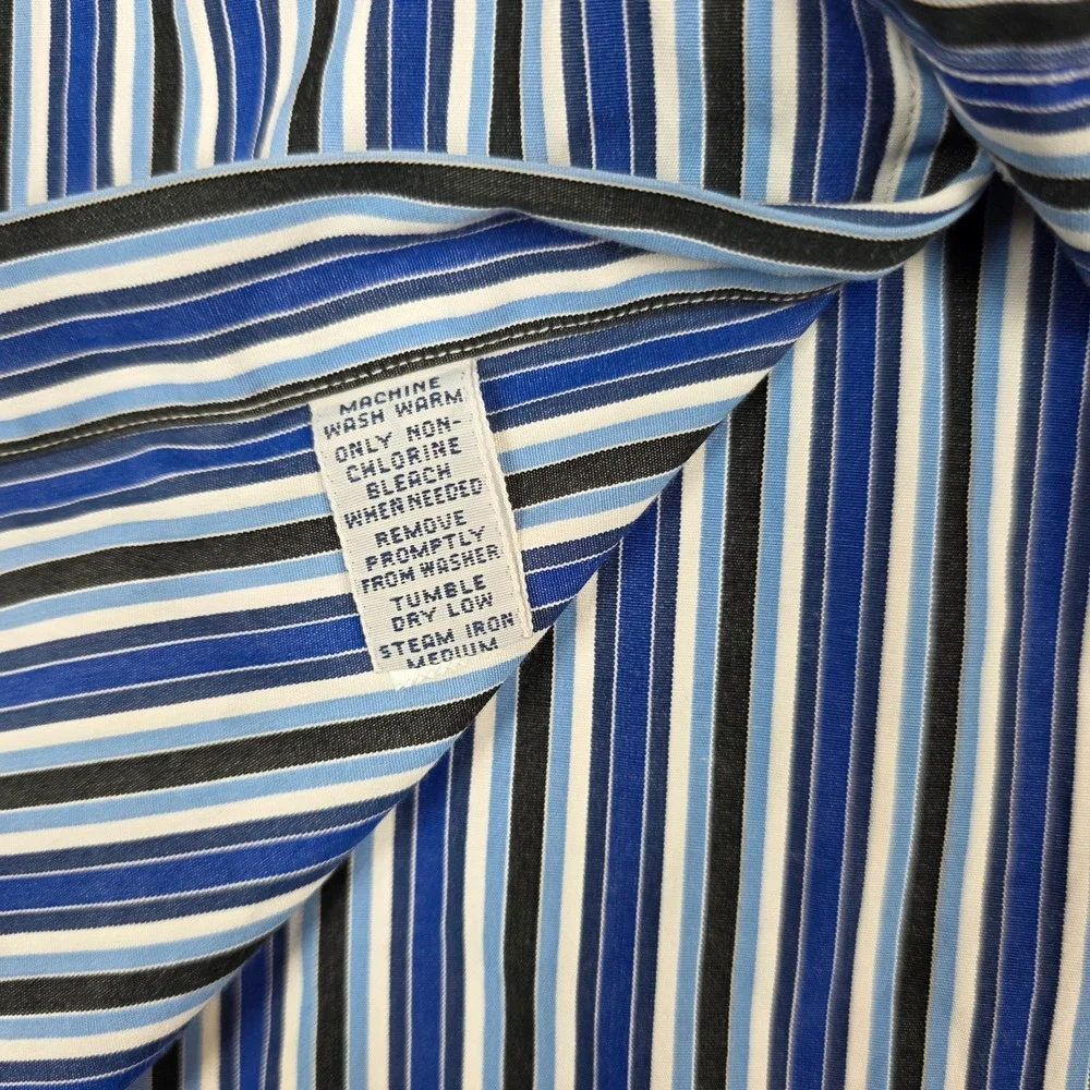 Polo Ralph Lauren Curham Classic Fit Button Down‎ Shirt Mens 15.5 Striped Cotton